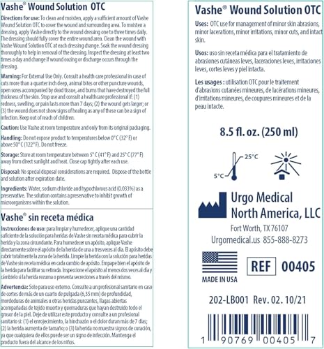Vashe Wound Solution OTC | Pure Hypochlorous Acid-Preserved - Product Imagery