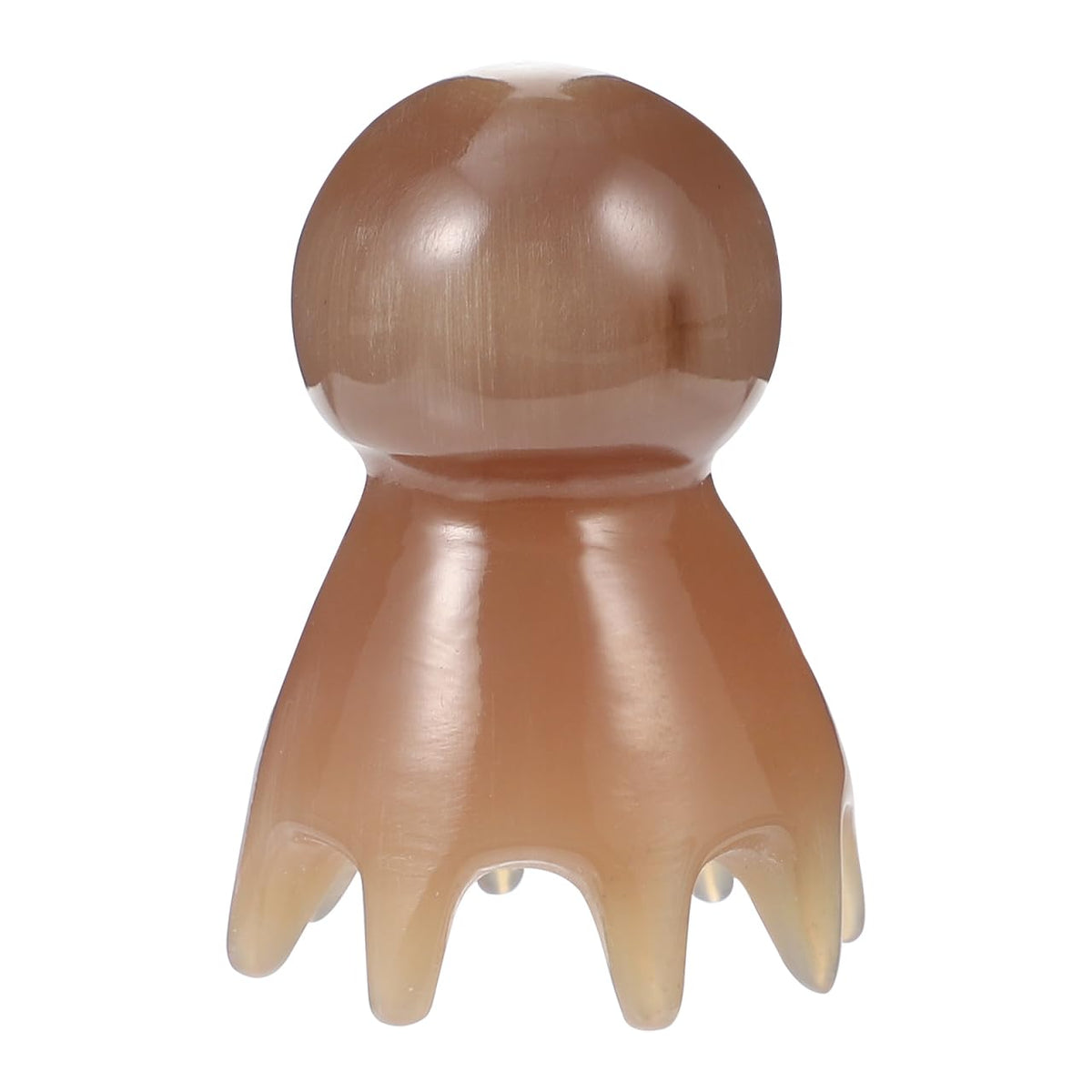 Ipetboom Yak Horn Scalp Massage Comb Light Brown 1 pack – product photo (Hair Combs)