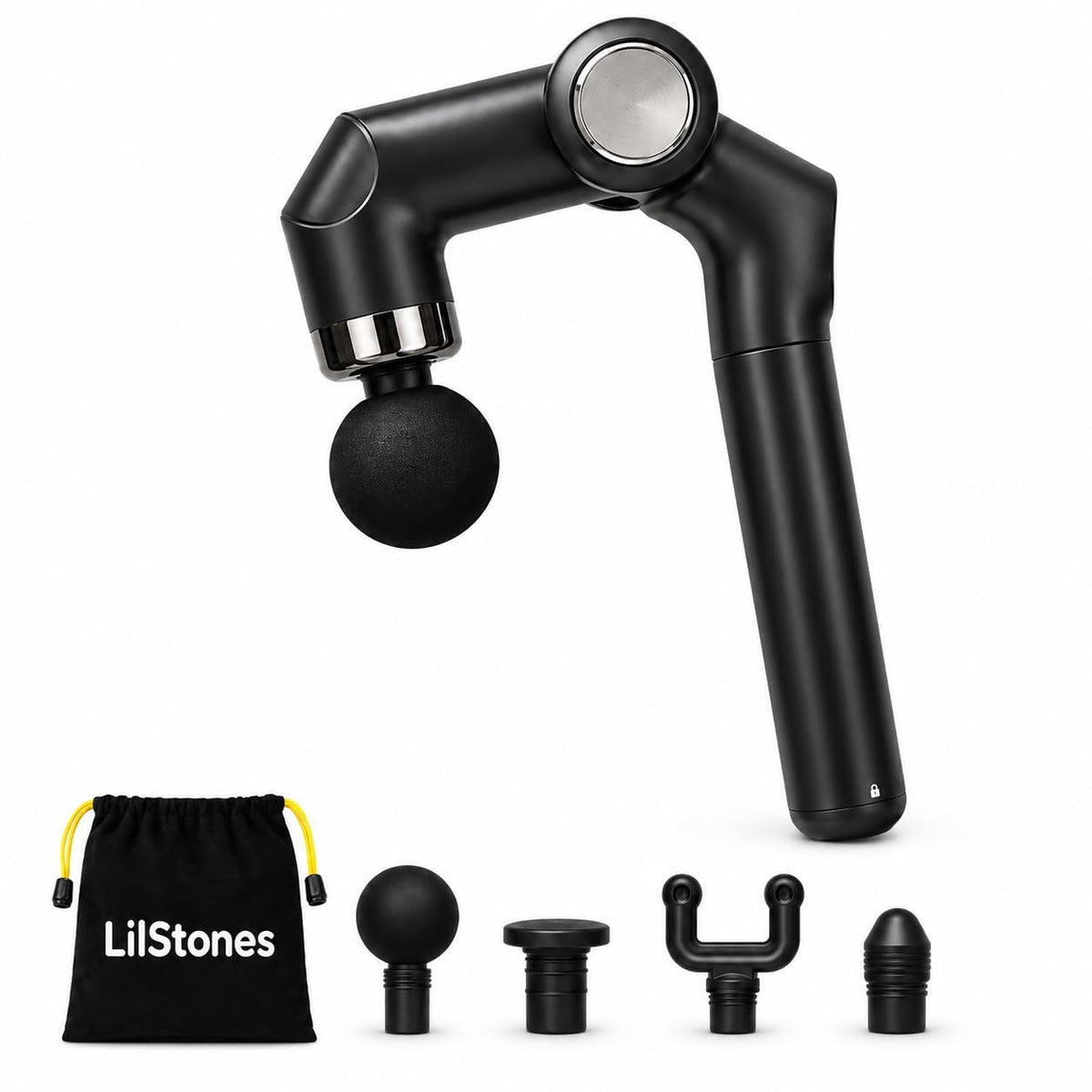 LilStones Extended Handle Massage Gun – product photo (Handheld Massagers)