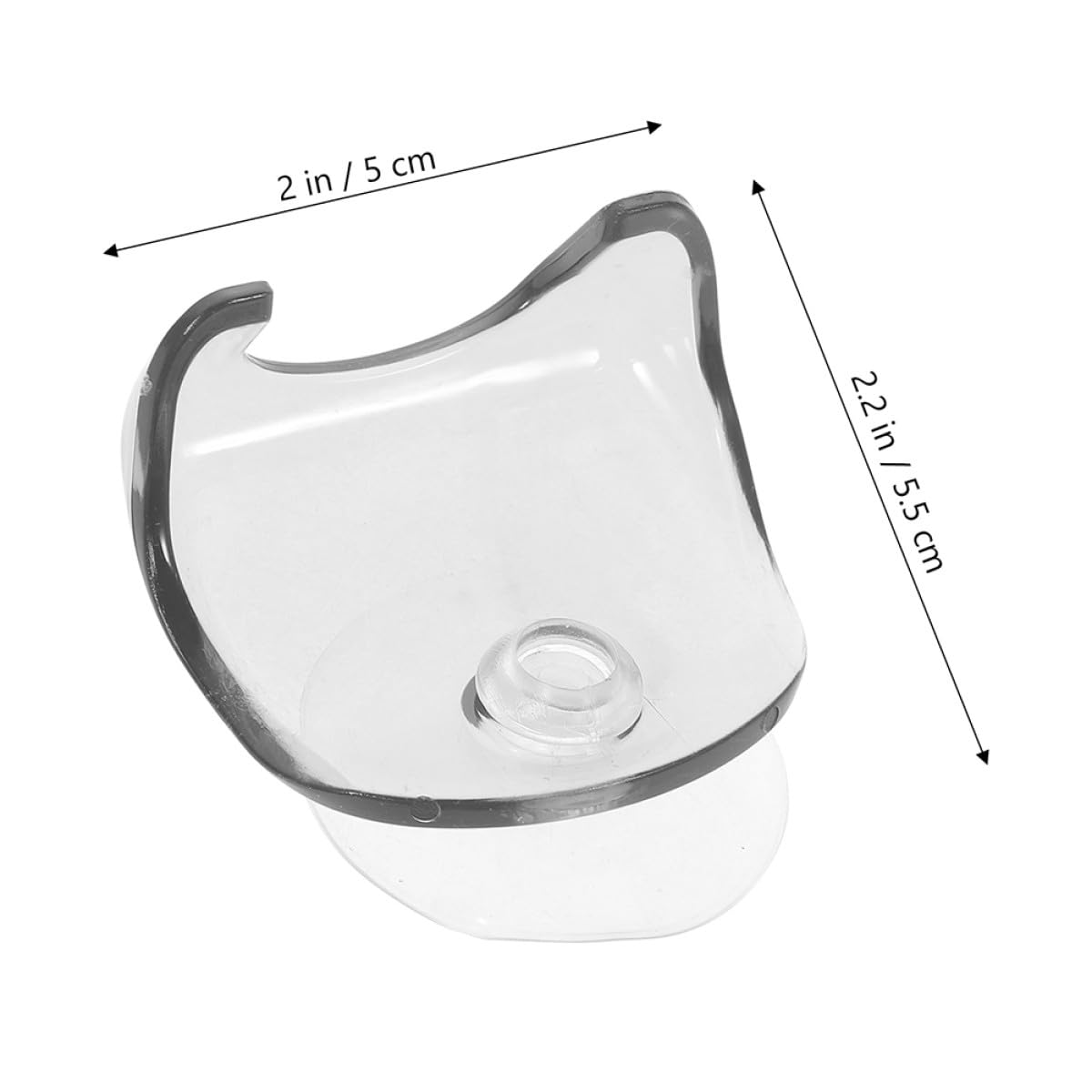 TEHAUX 10pcs plastic razor holder stand with wall suction cups, bathroom shaver organizer for shower storage and organization