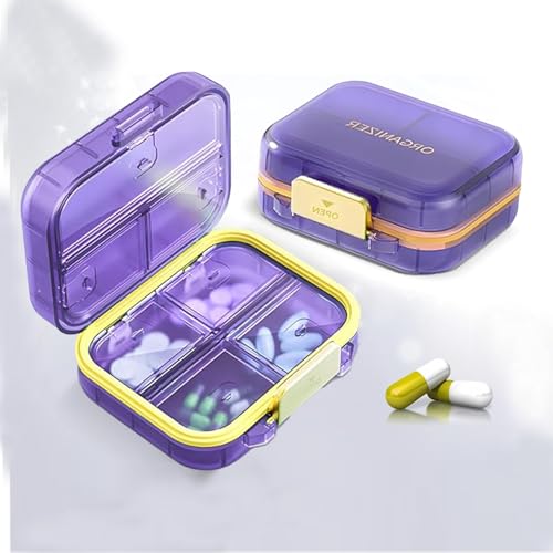 Portable Travel Pill Organizer Weekly Pill Case Waterproof Box - Product Imagery