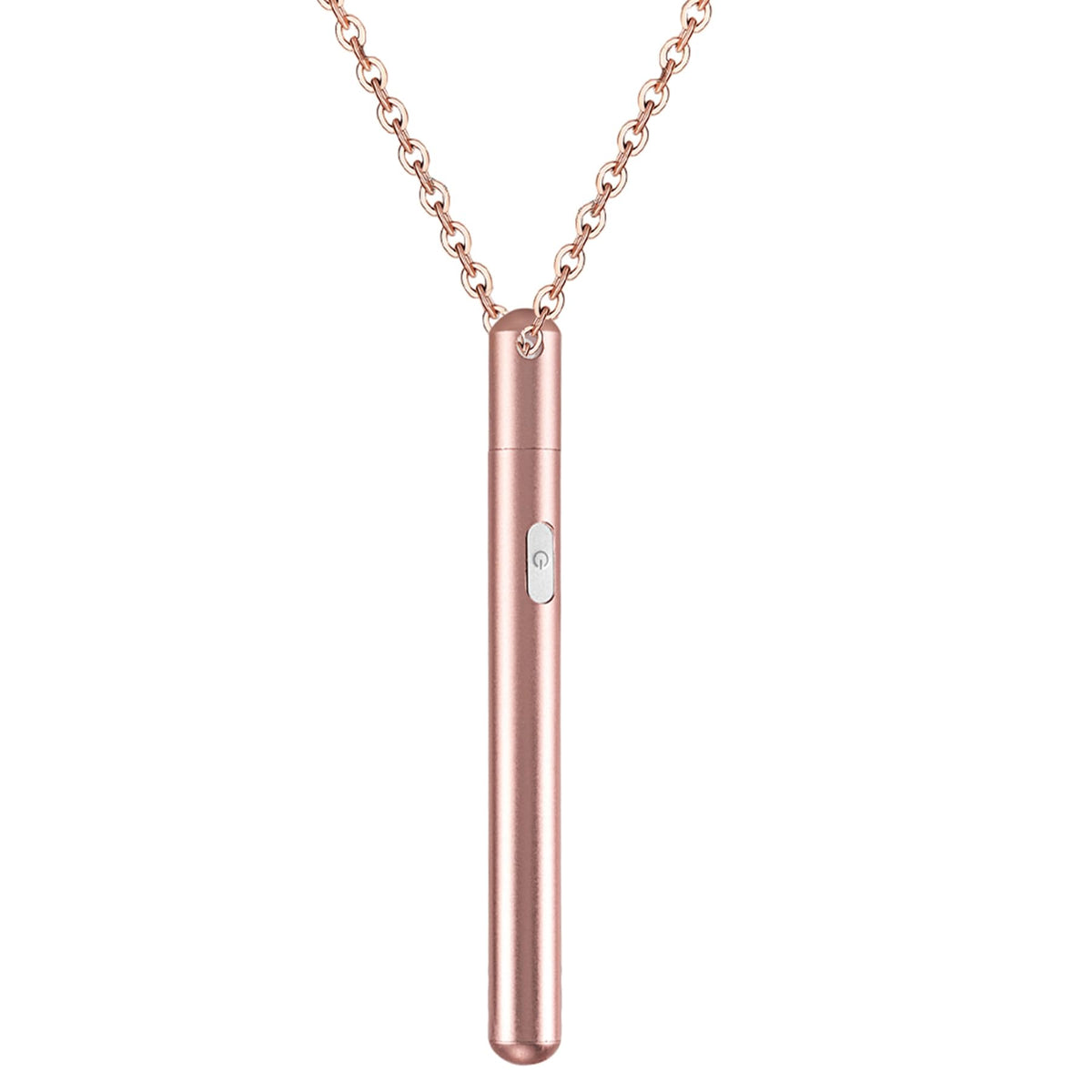 LIKEYO Long Gold Plated Initial Necklaces for Women Sexy Personalized Bar Necklaces, Rechargeable 2-In-1 Necklace Gifts 