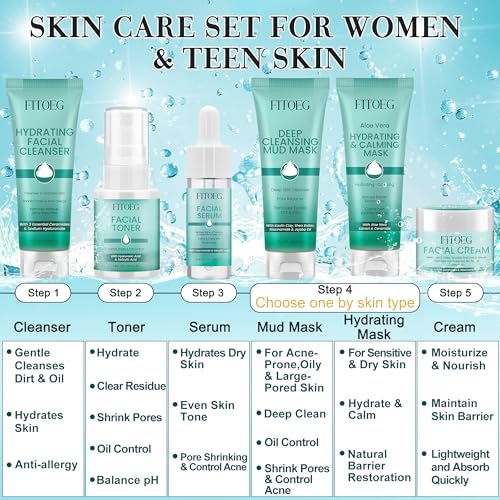 Teen Women Gifts,Skin Care,Skincare,Hydrate,Oil Control,Pore - Product Imagery