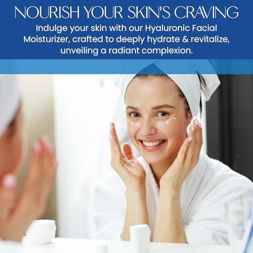 Hyaluronic Acid Daily Face Moisturizer - Long-lasting Hydration, - Product Imagery