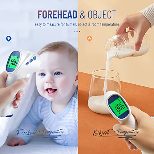 Forehead Thermometer for Adults and Kids, Non Contact, Fast - Product Imagery