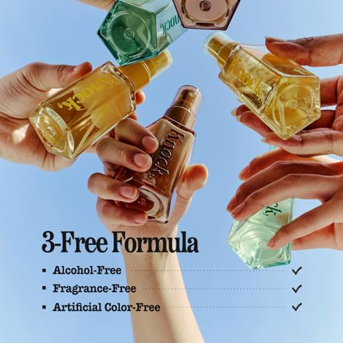 Knock Shaking Serum Mist Deep Cream, Hydrating Face Mist with - Product Imagery