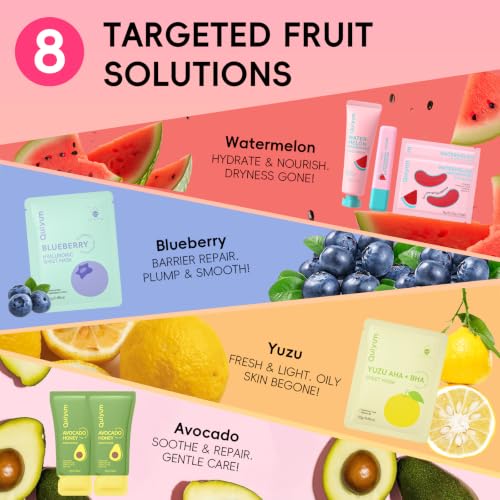 QUIYUM Fruit Skincare Birthday Gift Set for Teenage Girls & - Product Imagery