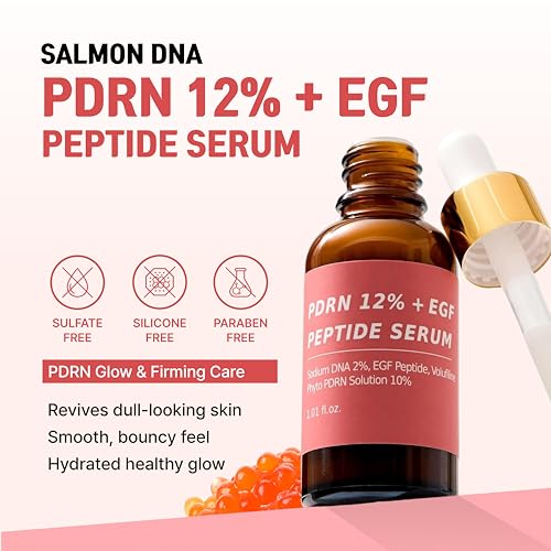 Salmon DNA PDRN 120,000 ppm EGF Peptide Microneedling Serum - Product Imagery