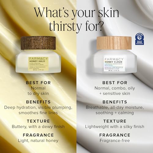 Farmacy Ceramide Face Moisturizer - Honey Halo Ultra Hydrating - Product Imagery