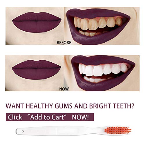 DR PERFECT Extra Hard Toothbrushes Firm Toothbrush for Smoker's - Product Imagery