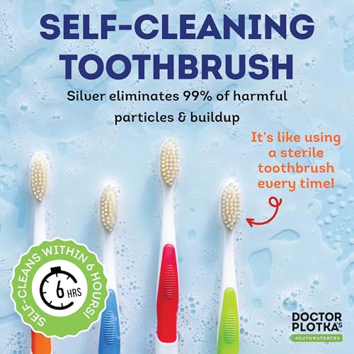 MOUTHWATCHERS Soft Flossing Manual Toothbrush, Adults, Pack of - Product Imagery