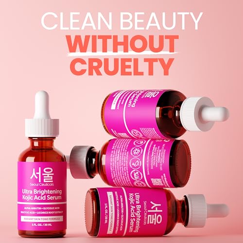 SeoulCeuticals Korean Skin Care Kojic Acid Serum Dark Spot - Product Imagery