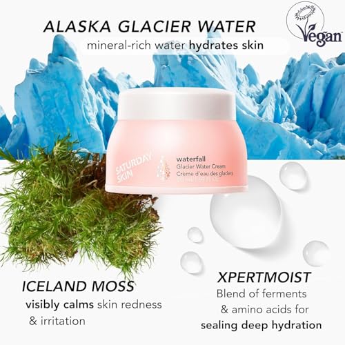 Saturday Skin Waterfall Glacier Water Cream: Oil Free Gel - Product Imagery