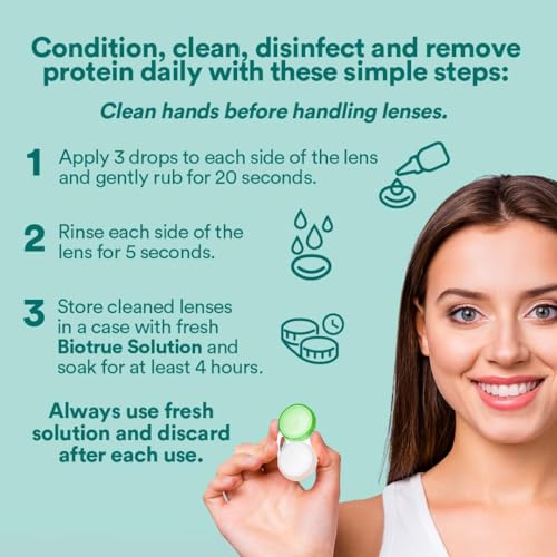 Biotrue Multi-Purpose Contact Lens Solution with Case, 10 Fl oz - Product Imagery