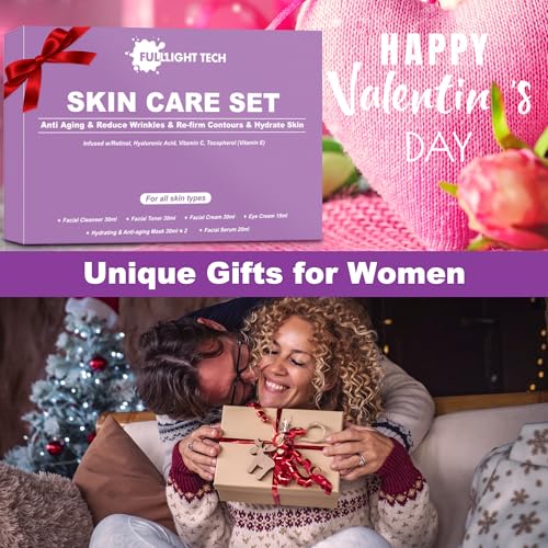 Skin Care Set,7 PCS Anti-aging,Firm Skin Care Kit,Women Skincare - Product Imagery