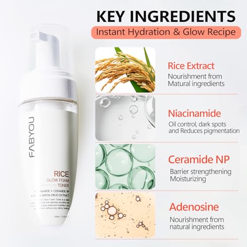 Rice Glow Bubble Toner 5.07 fl oz - Milky Toner for Sensitive - Product Imagery
