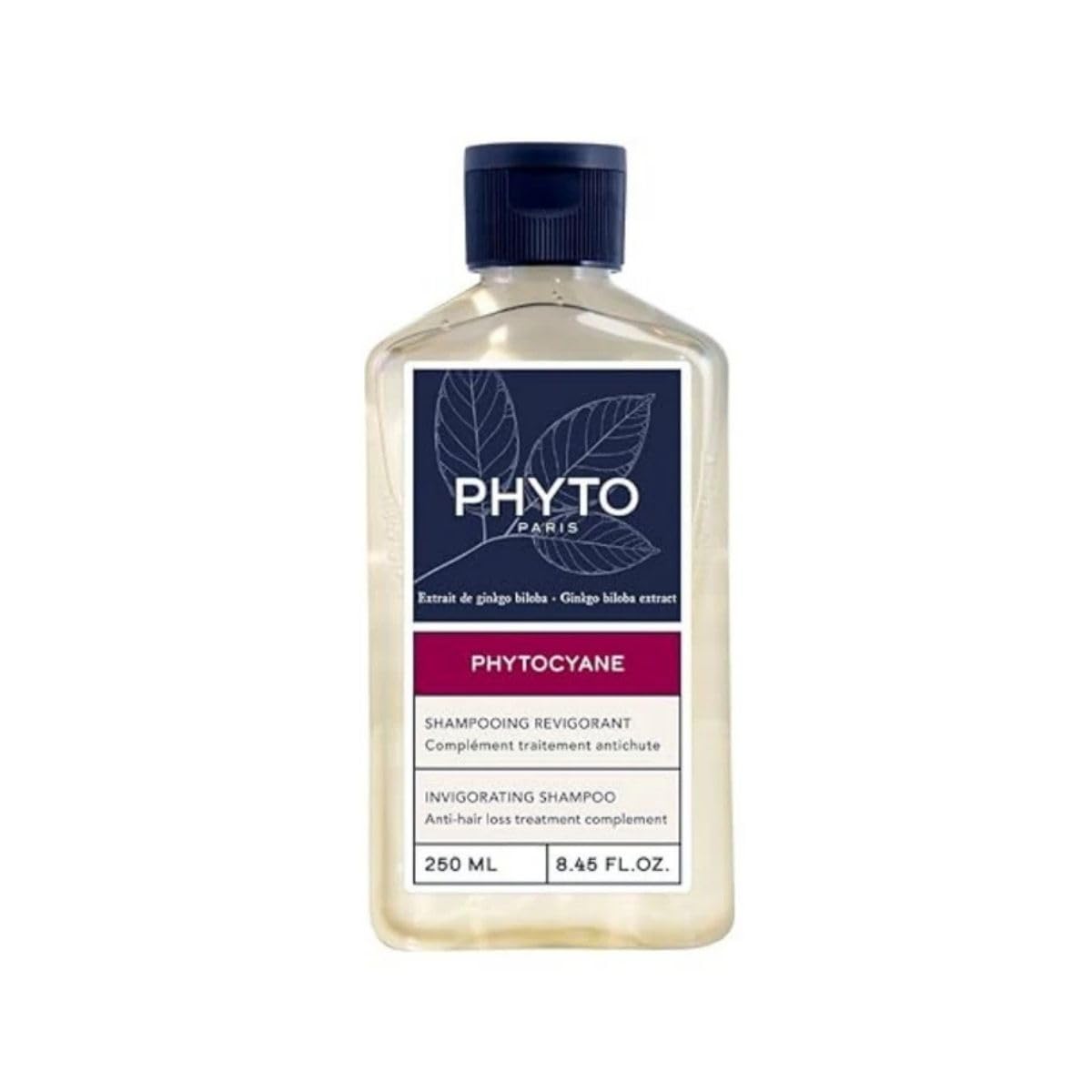 PHYTO PHYTOCYANE Women Invigorating Shampoo, Fortifying Densifying Treatment Shampoo, 8.45 fl.oz..