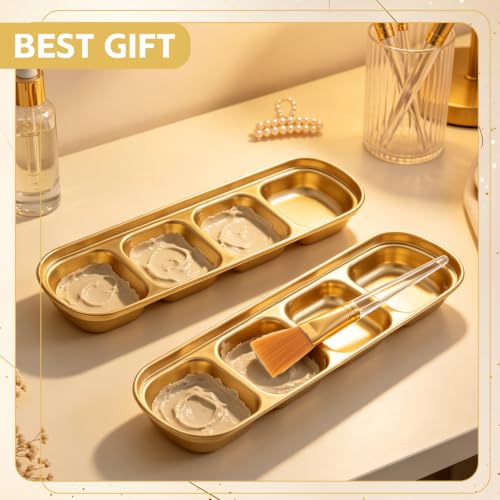 6 Pcs DIY Esthetician Face Mask Tray, Professional Facial Set, - Product Imagery