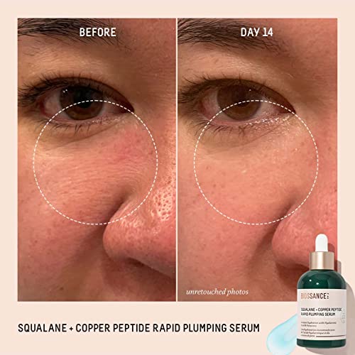 Biossance Squalane + Copper Peptide Rapid Plumping Serum - Face - Product Imagery