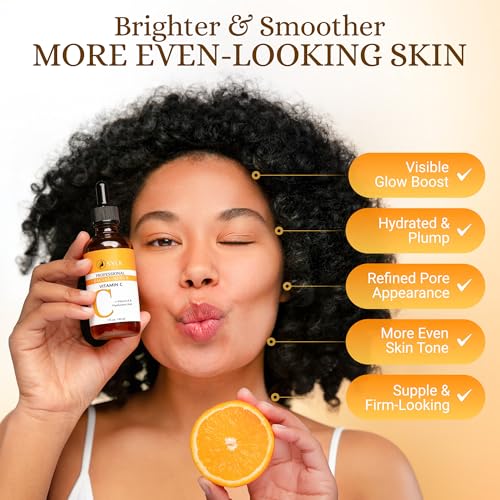 Sylk Vitamin C Serum For Face with Hyaluronic Acid & Vitamin E – - Product Imagery