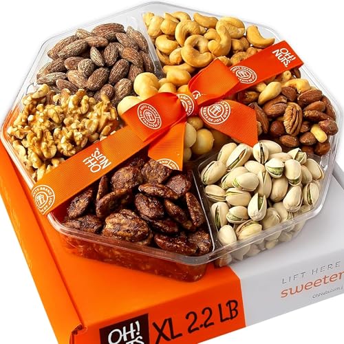 Oh Nuts 7 Variety Nuts Gift Basket - Oh! Nuts Official Imagery - 1