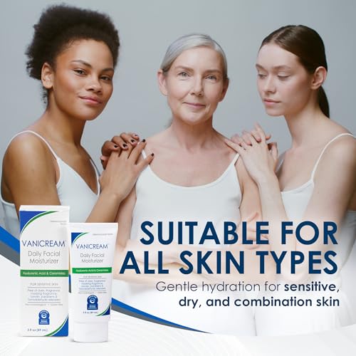 Vanicream Daily Facial Moisturizer, Lightweight, Non-Greasy, 3 - Product Imagery