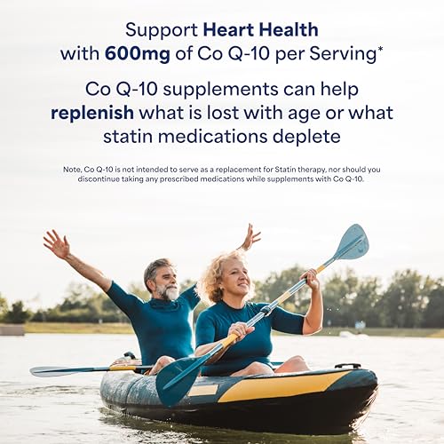 Puritan's Pride Coenzyme CoQ10 600mg, Rapid Release Softgels - Product Imagery