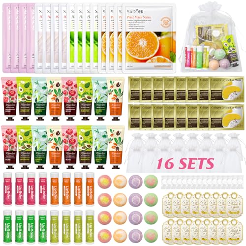 128 PCS Spa Party Supplies for Women, Spa Kit Include Lip - Product Imagery