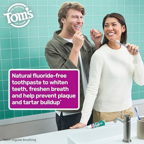 Tom's of Maine Antiplaque and Whitening Toothpaste, Peppermint, - Product Imagery