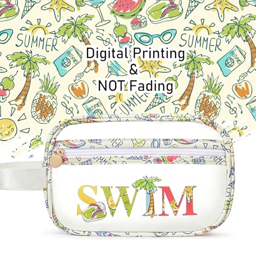 COSHAYSOO Clear SWIM Bag Swimming Pool Day Accessories for Women - Product Imagery