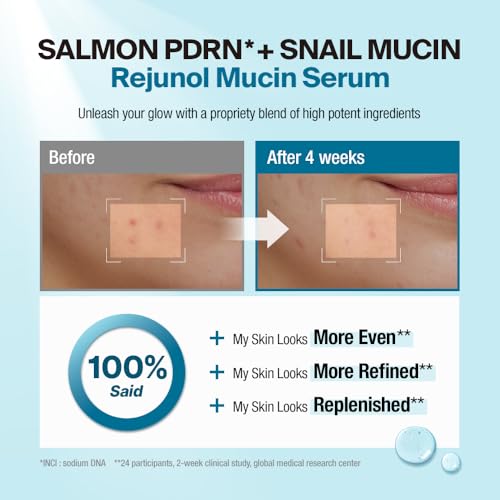 GANGNAM GLOW Rejunol Mucin Salmon DNA PDRN Serum 3.3 fl oz - Product Imagery