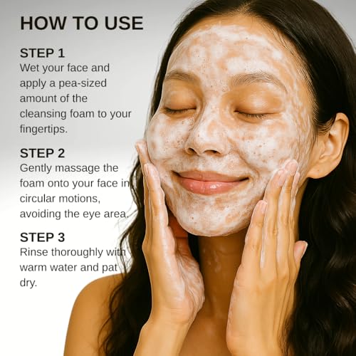 esfolio Collagen Cleansing Foam – Hydrating Face Wash for Deep - Product Imagery