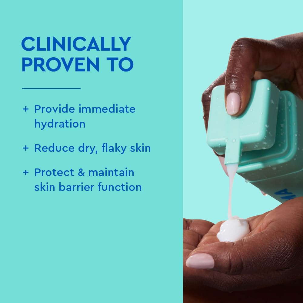BYOMA Hydrating Body Wash bottle, a skin cleaning agent with a clear liquid formula in a sleek white and blue bottle.