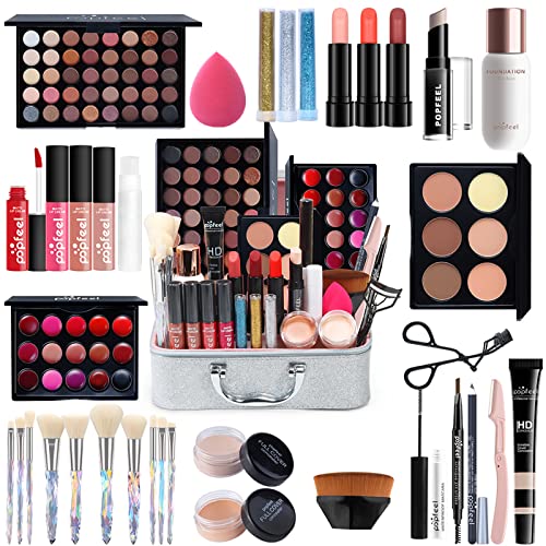 FantasyDay All-in-one Holiday Make up Gift Set | Makeup Kit for Women Full Kit Essential Starter Bundle Include Eyeshado