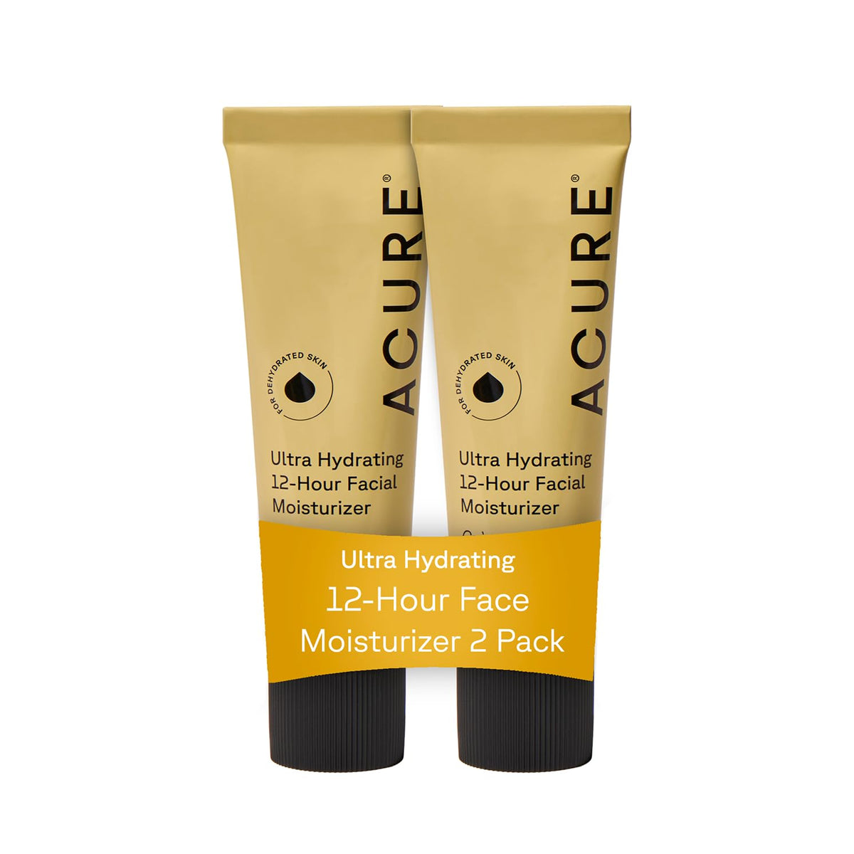 Acure Ultra Hydrating 12 Hour Facial Cream - Vegan - 1.7 fl oz (2 Pack) – product photo (Face Moisturizers)