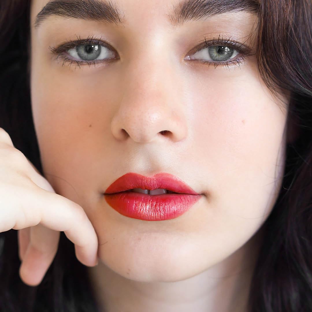 Ere Perez - Avocado Waterproof Black Mascara + Beetroot Cheek + Lip Tint in Joy (Red) BUNDLE | Vegan, Cruelty-Free, Clea