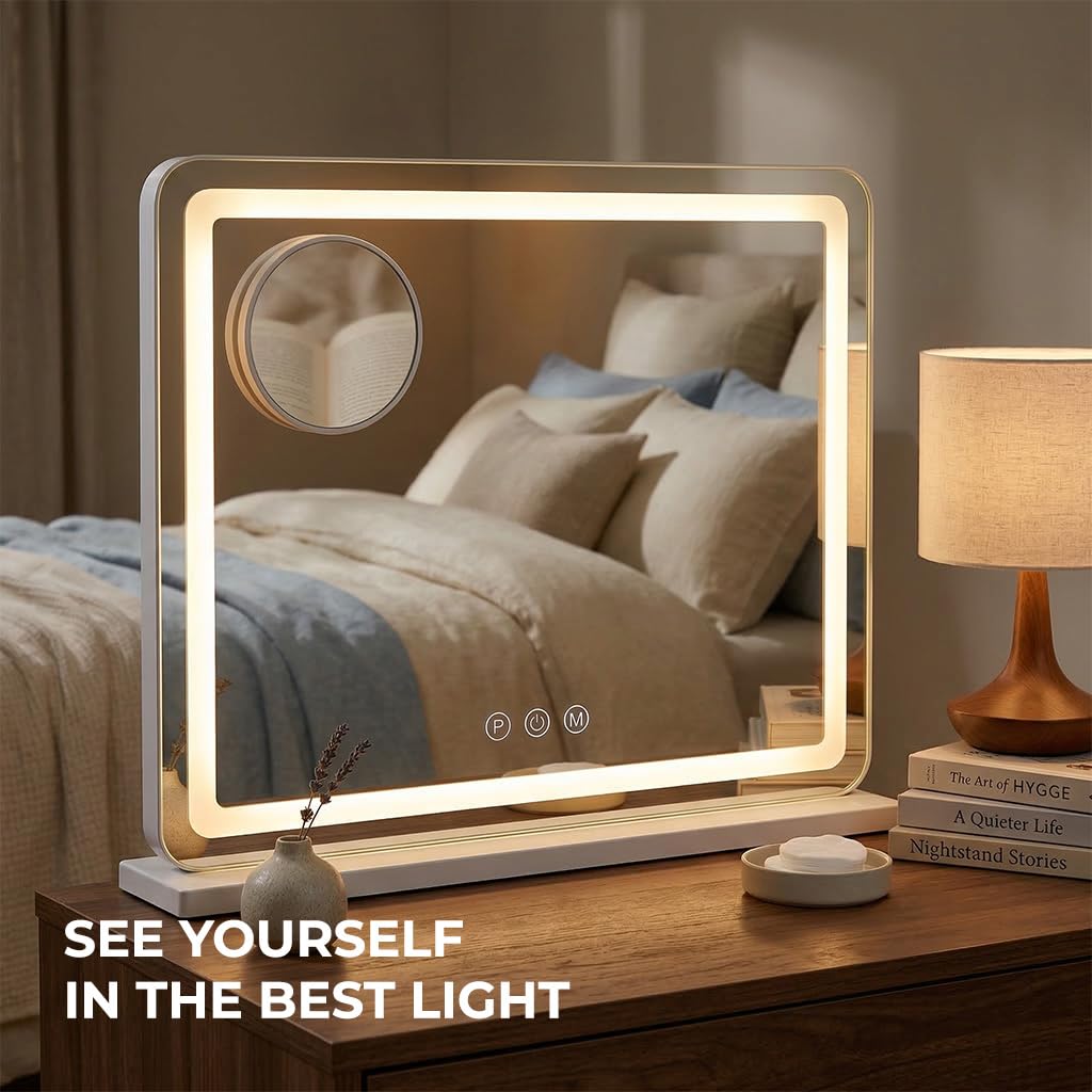 18 x 23 vanity mirror with light lighted makeup mirror - orelease Official Imagery - 7