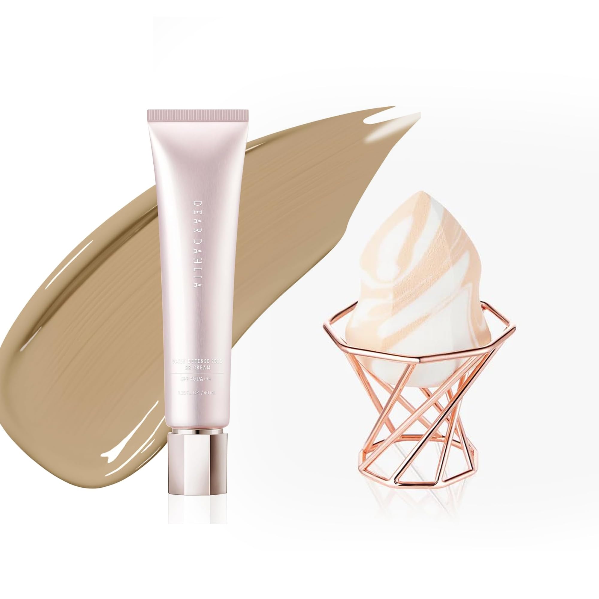 DEAR DAHLIA Daily PDRN BB Cream (Rosy Sand) + Makeup Multi - Product Imagery