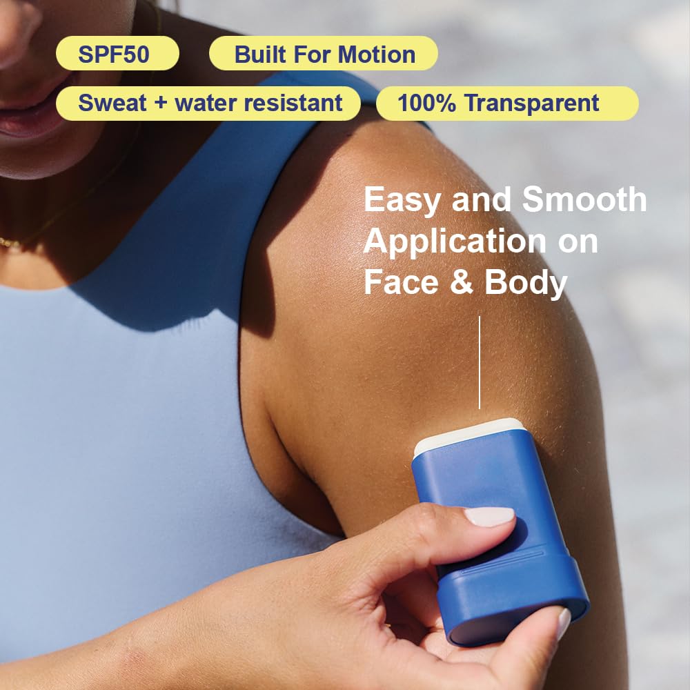 HAESKN Korean Sunscreen Stick SPF 50 PA++++ Face Sunblock, No White Cast – packaging and label