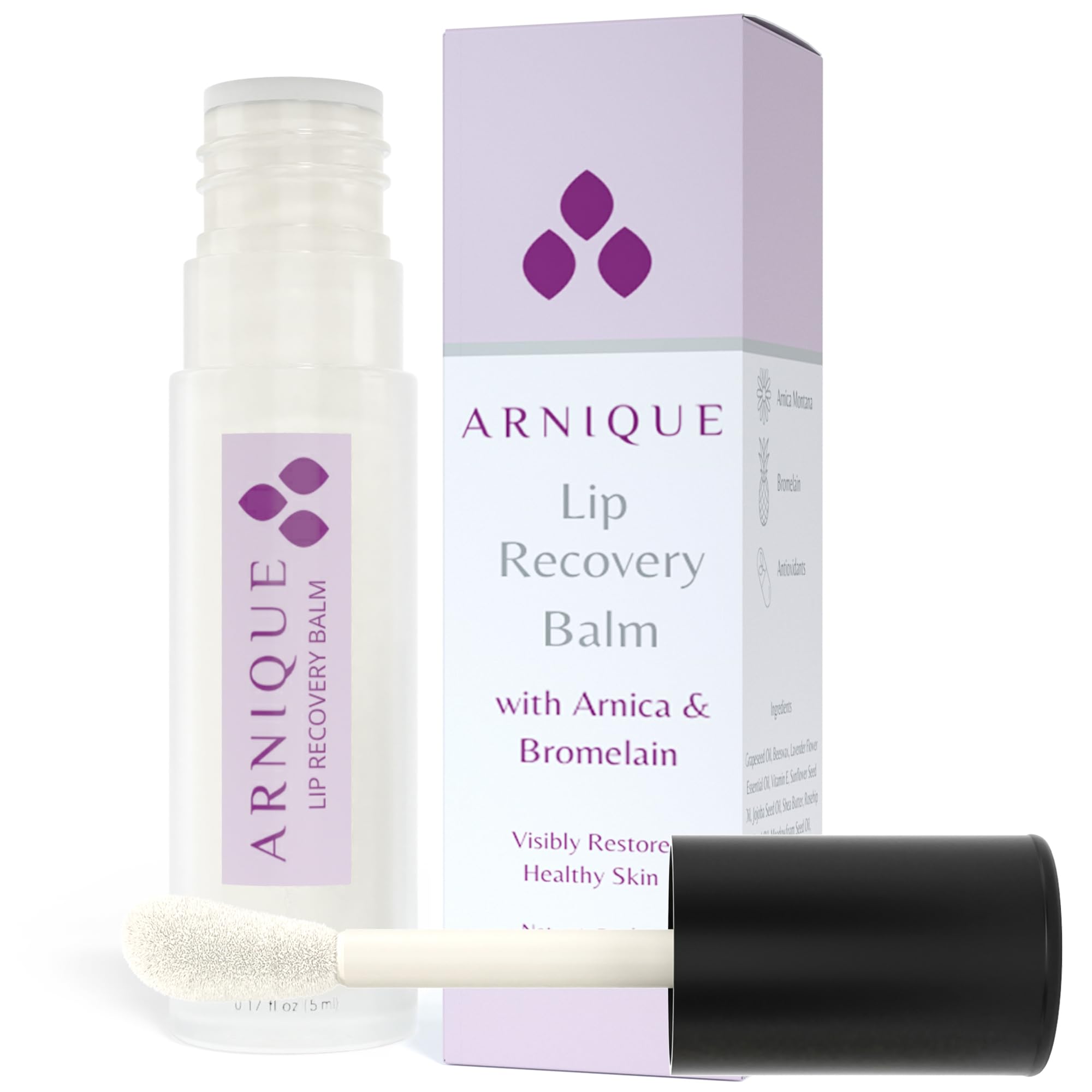Arnica Lip Balm for Lip Filler Aftercare with Bromelain - Product Imagery