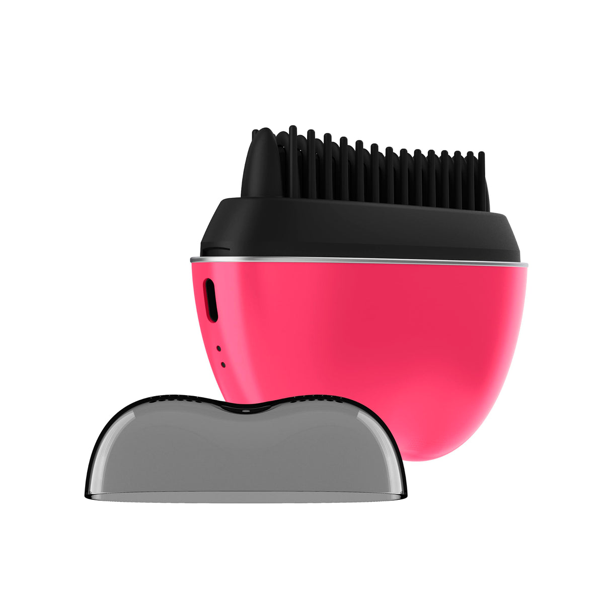 Conair 5-Minute Fix Touch-up Tool Straightening Brush, Rechargeable, Pink – Hot Pink & Black, Ceramic
