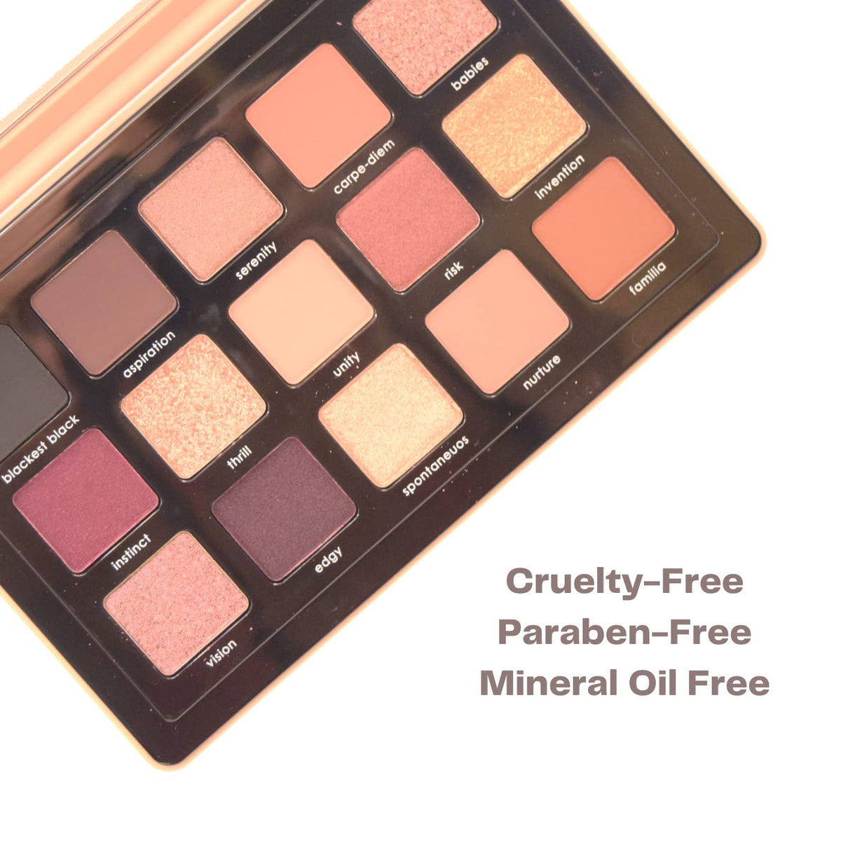 Natasha Denona My Dream Eyeshadow Palette – back view and specifications