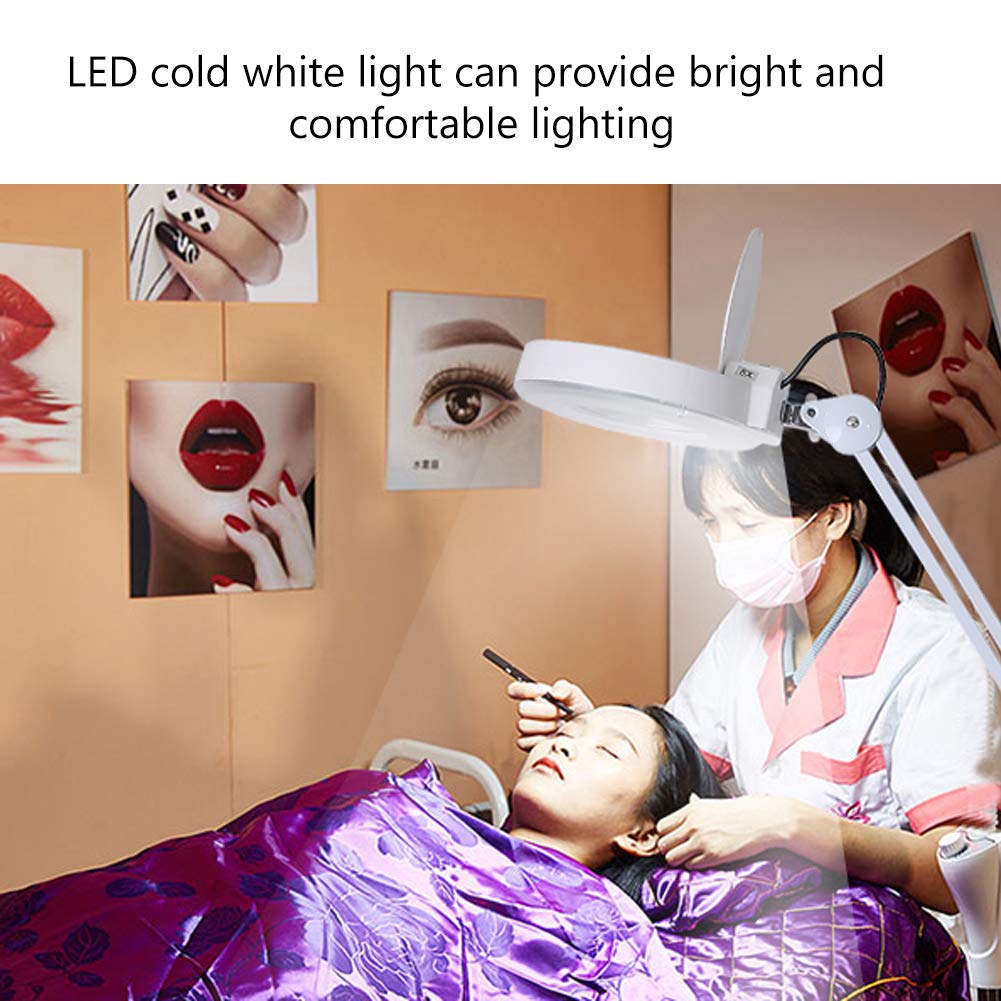 Ejoyous Magnifying Floor Lamp 5X LED Magnifier Light Rolling - Ejoyous Official Imagery - 7