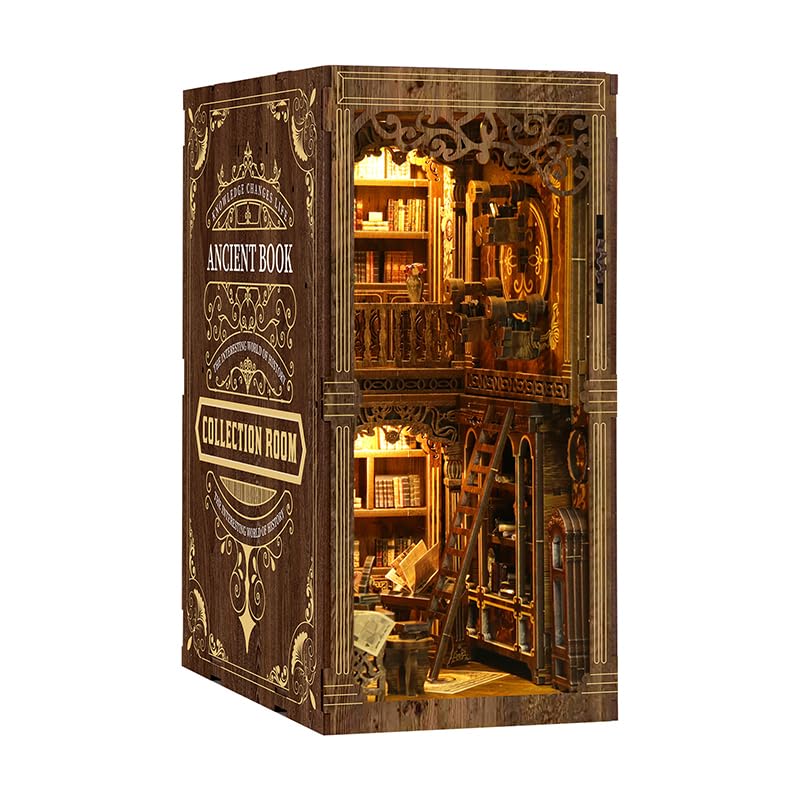 Antique Book Collection Room DIY Book Nook Kit for Adults - Lyrrez Official Imagery - 1