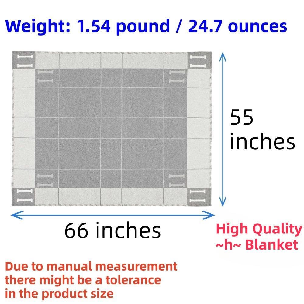 Fcteap h Blanket Soft Throw Blanket Faux Fleece Wool Plaid Warm Shawl Thick Knitted Plush Cozy Comfy for Women Throw Bla
