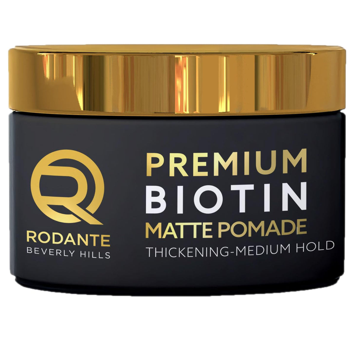 Rodante Beverly Hills Biotin Matte Cream Texture Paste Clay Pomade, Premium Thickening Cream Medium Hold & Anti Hair Los