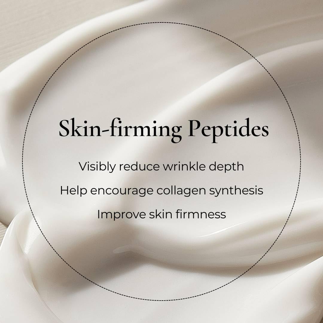 Le Mieux Bio Cell Rejuvenating Cream - Triple Peptide Facial Moisturizer with Hyaluronic Acid, Squalane & Rose Hip, Nigh