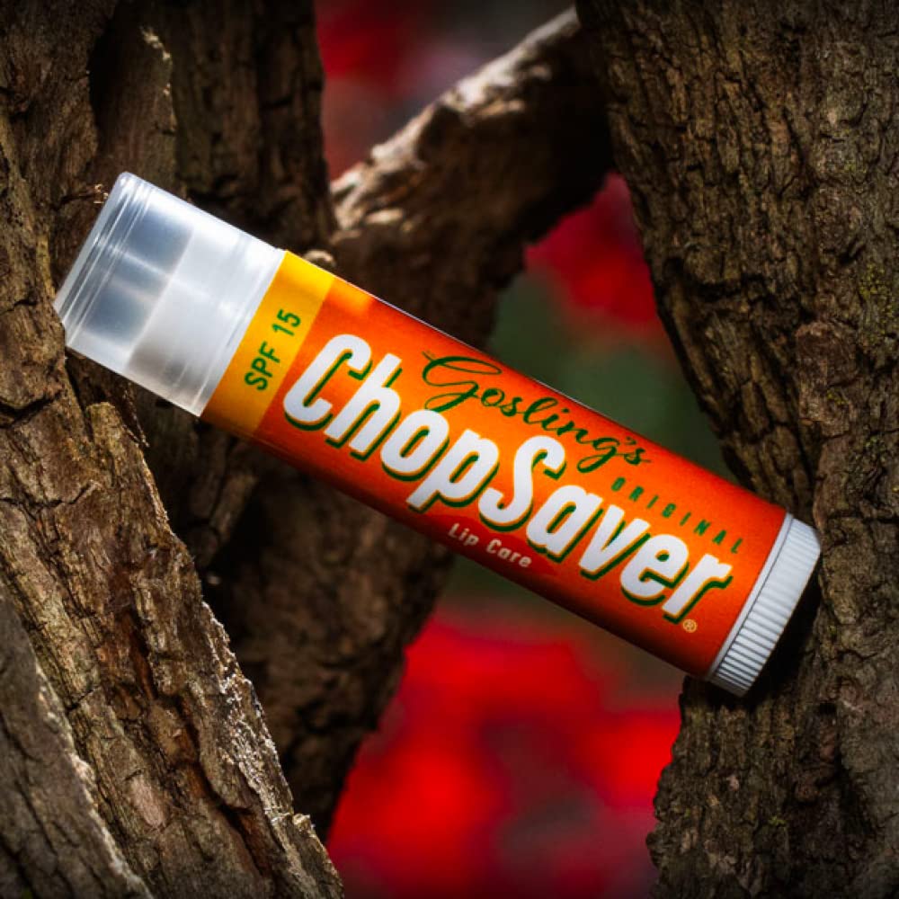 Goslings Original ChopSaver SPF 15 Lip Care, All Natural Lip Balm with SPF, Chapstick for Musicians and More, Effective 