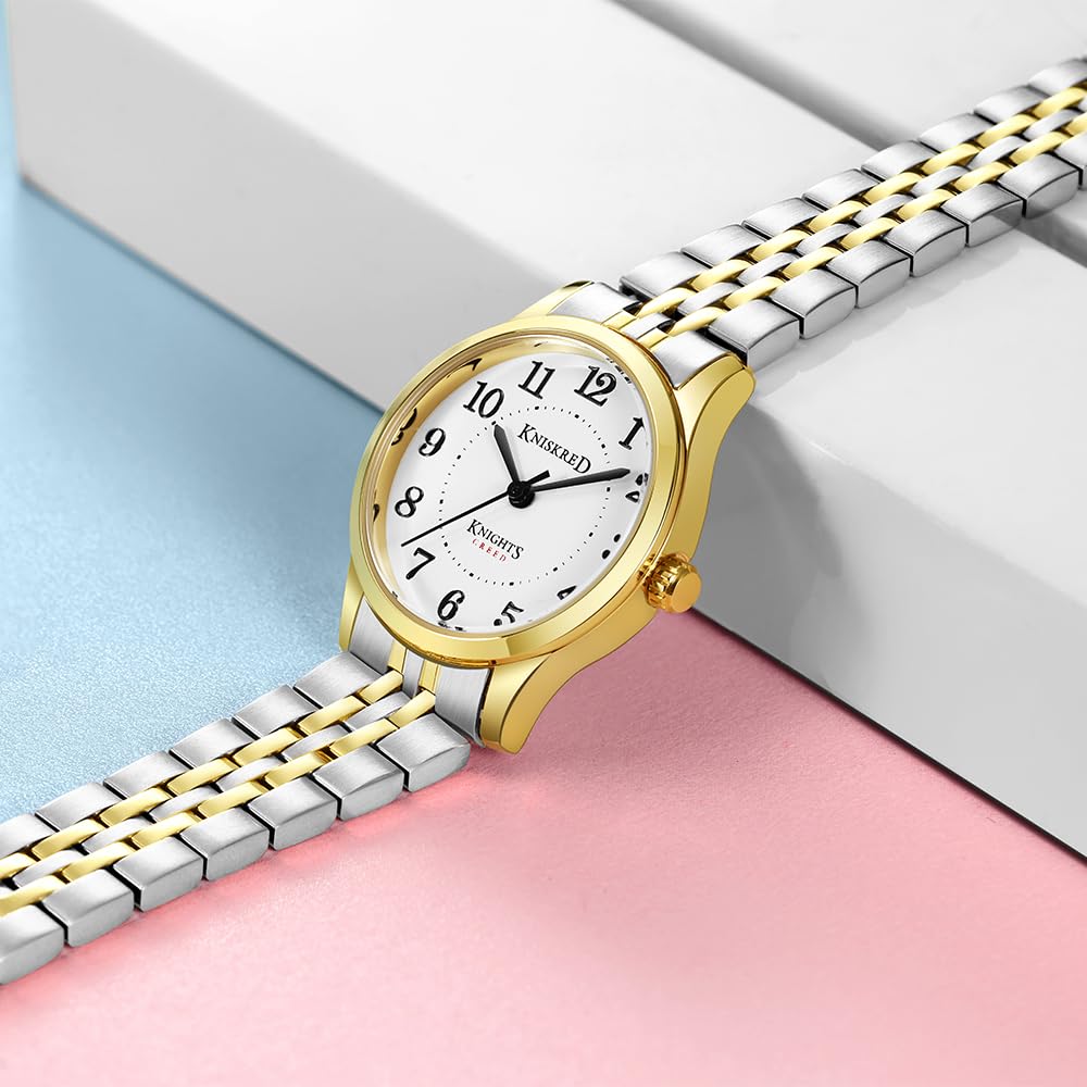 KNISKRED Easy Reader Dress Watch for Women – full view
