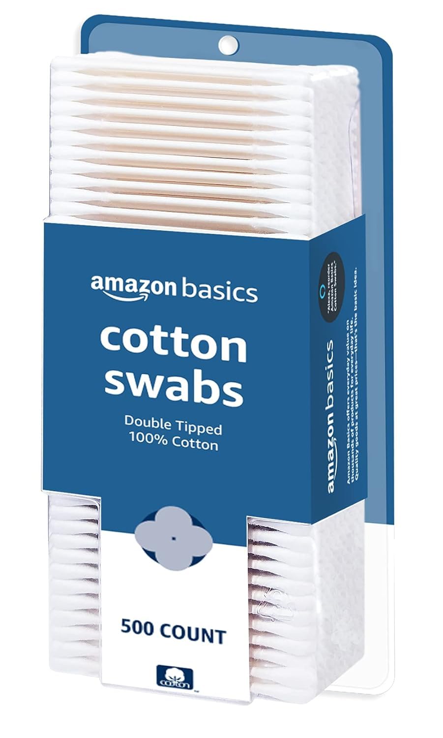 Amazon Basics Cotton Swabs 500 Ct – Baby Safe